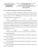 Hội thi giáo viên chủ nhiệm lớp giỏi cấp tỉnh năm học 2015  2016